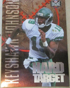 Keyshawn Johnson 1996 Score Board NFL Experience Hard Target Series Mint Card #HT2