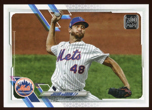 Jacob deGrom 2021 Topps Series Mint Card #200
