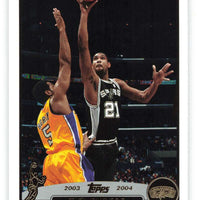 Tim Duncan 2003 2004 Topps Collection GOLD FOIL Series Mint Card #21