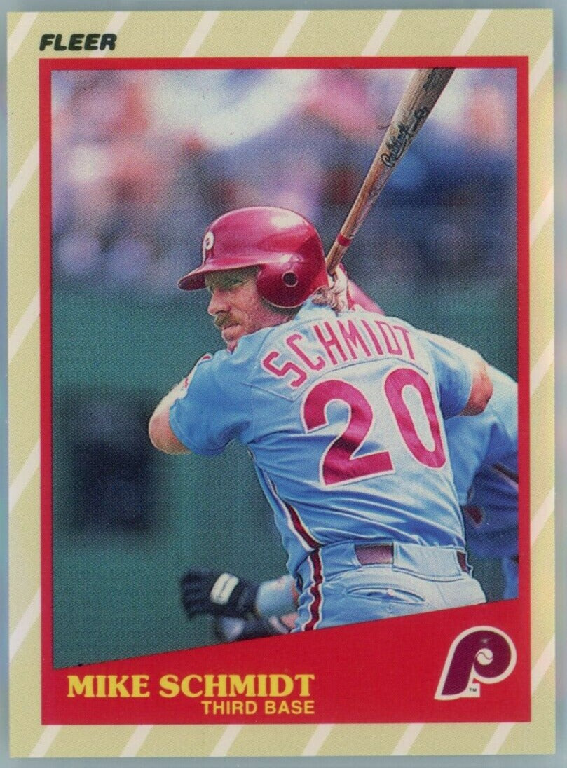 Mike Schmidt 1989 Fleer Super Stars Series Card #36