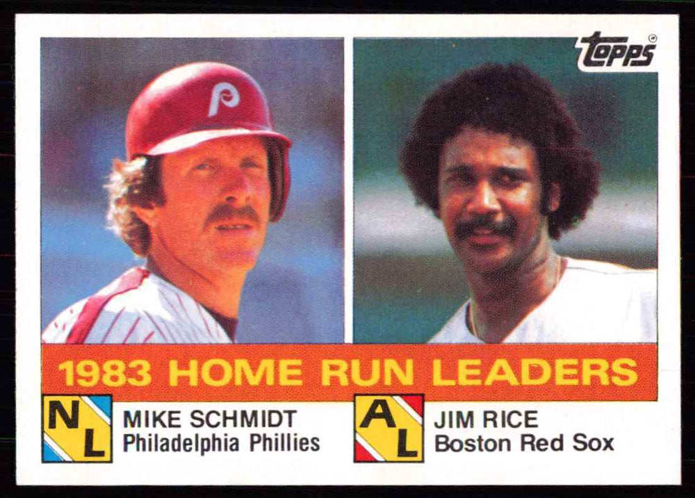 Mike Schmidt / Jim Rice 1984 Topps 