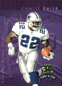 Emmitt Smith 1997 Playoff First and Ten Series Mint Card #152