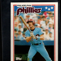 Mike Schmidt 1988 Topps UK Mini Series Card #67