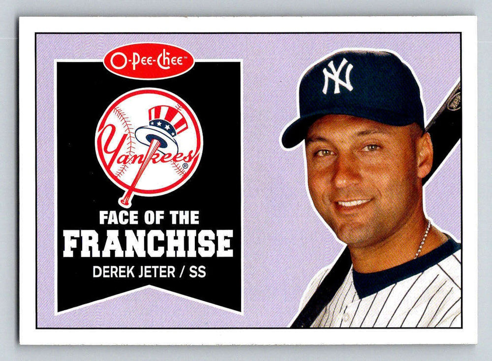 Derek Jeter 2009 O-Pee-Chee Face of the Franchise Series Mint Card  #FF30