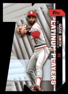 Ozzie Smith 2021 Topps Platinum Players Die Cuts Series Mint Card #PDC21
