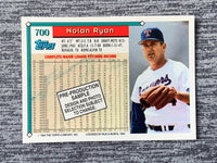 Nolan Ryan 1994 Topps Pre-Production Sample Series Mint Card # 700
