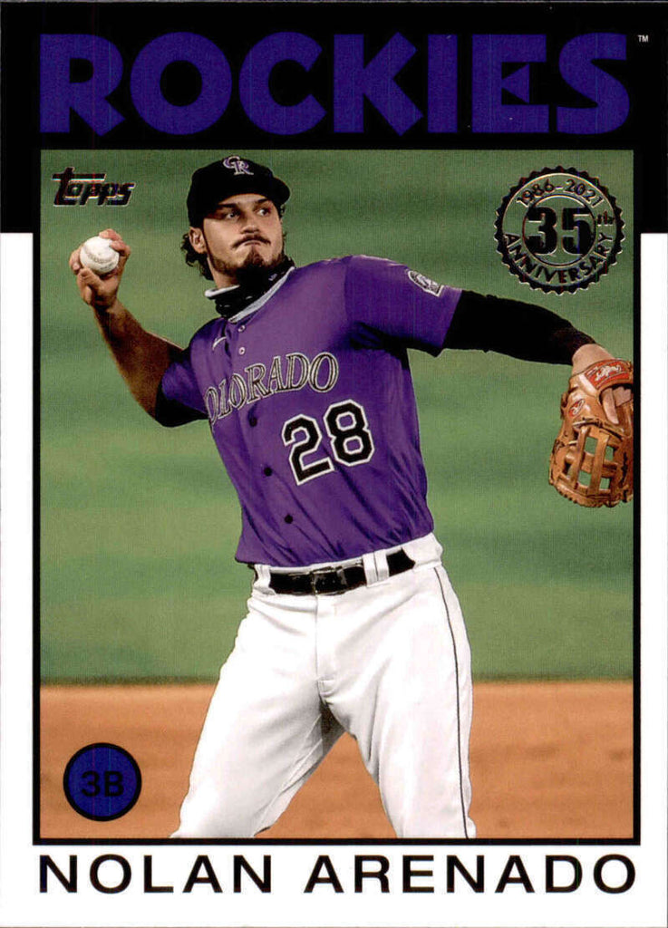 Nolan Arenado 2021 Topps 1986 Retro 35th Anniversary Series Mint