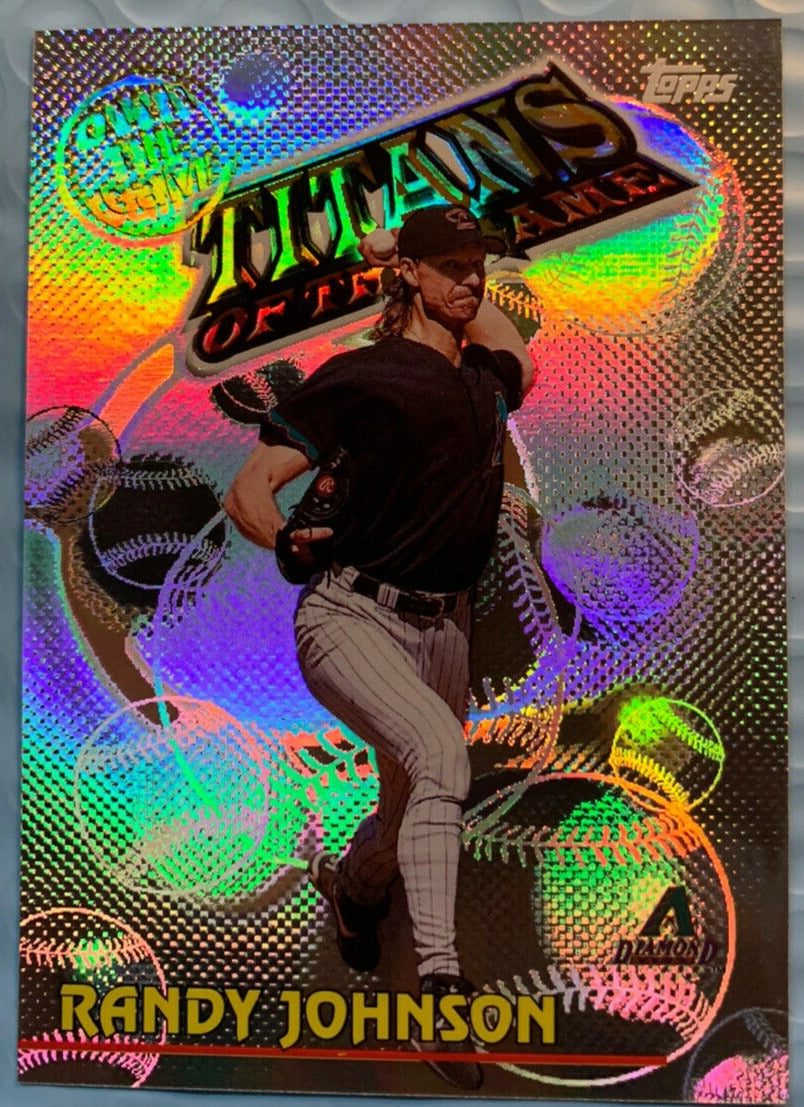 Randy Johnson 2000 Topps Chrome Own the Game Titans of the Game Series Mint Card #OTG27