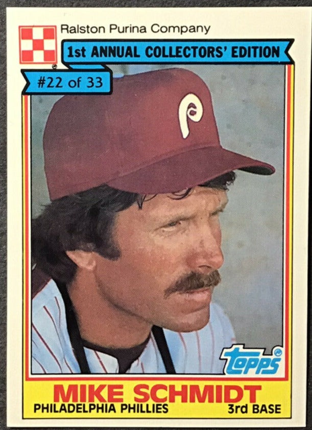 Mike Schmidt 1984 Topps Ralston Purina Series Card #22