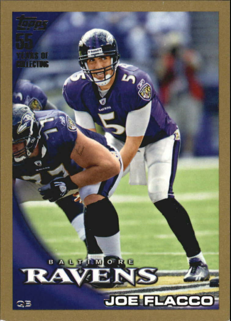 Joe Flacco 2010 Topps Gold Series #1969/2010 Mint Card #330