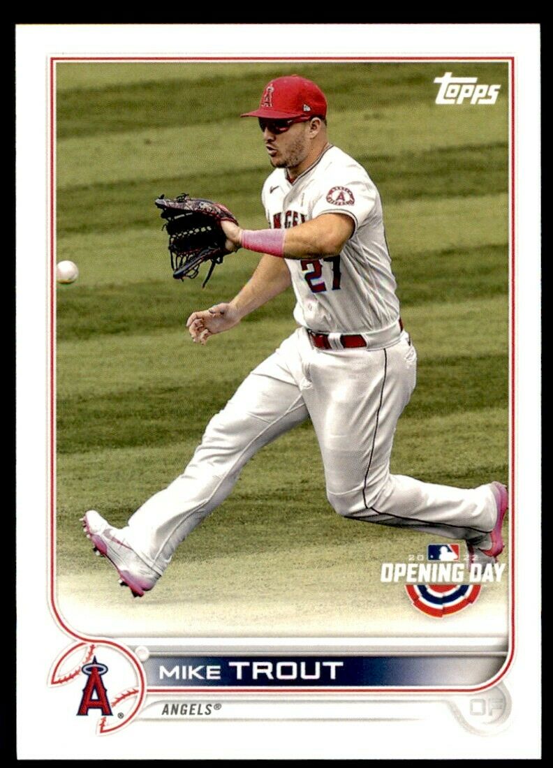 Mike Trout 2022 Topps Opening Day Series Mint Card #27
