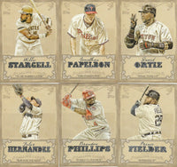 2013 Topps Calling Card Series Complete Mint Insert Set with Stars and Hall of Famers!
