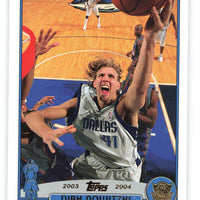 Dirk Nowitzki 2003 2004 Topps Collection GOLD FOIL Series Mint Card #41