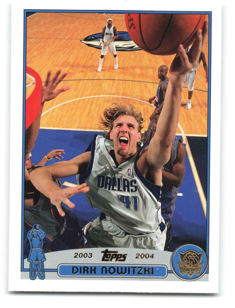 Dirk Nowitzki 2003 2004 Topps Collection GOLD FOIL Series Mint Card #41