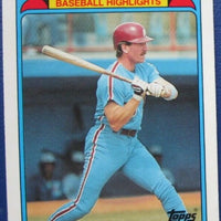 Mike Schmidt 1988 Topps Woolworth Baseball Highlights Series Card #7