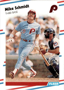 Mike Schmidt 1988 Fleer Series Card #315