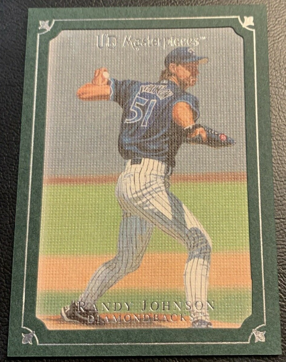 Randy Johnson 2007 UD Masterpieces Windsor Green Framed Series Mint Card #48