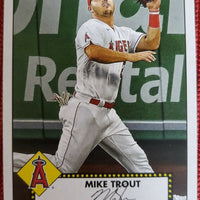 Mike Trout 2021 Topps 1952 Redux Series Mint  Card #T52-27
