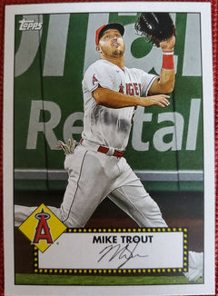 Mike Trout 2021 Topps Card #T52-27