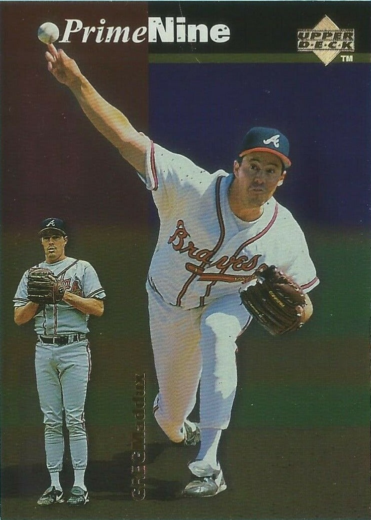 Greg Maddux 1998 Upper Deck Prime Nine Series Mint Card #PN59