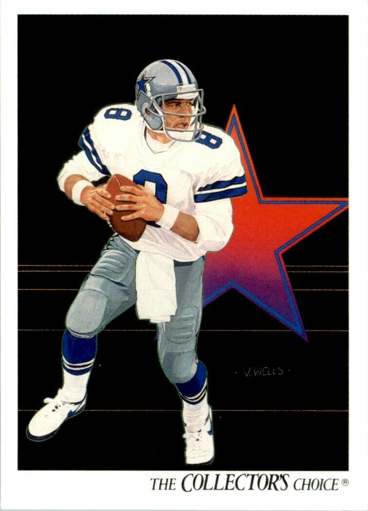Troy Aikman 1991 Upper Deck The Collector's Choice Checklist Series Mint Card #82