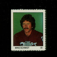 Mike Schmidt 1983 Fleer Stamp Series Card