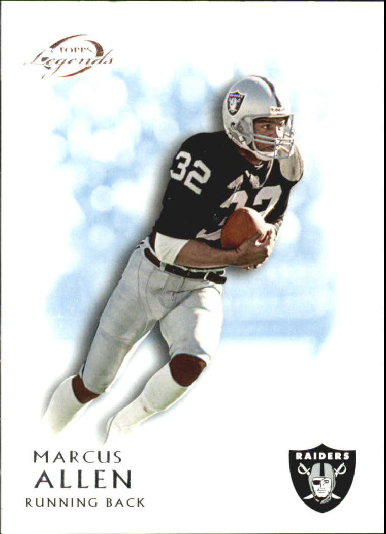 Marcus Allen 2011 Topps Legends BLUE Parallel Series Mint Card #20