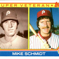 Mike Schmidt 1983 Topps Super Veteran Series Card #301