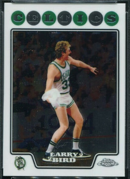 Larry Bird 2008 2009 Topps Chrome Series Mint Card #169