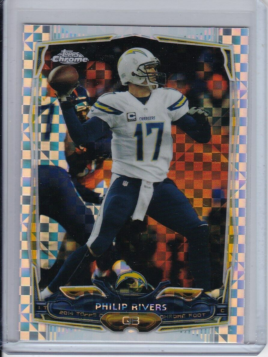 Philip Rivers 2014 Topps Chrome XFRACTOR Series Mint Card #91