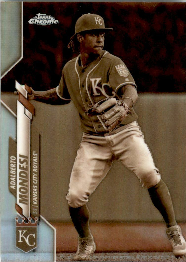 Adalberto Mondesi 2020 Topps Chrome Sepia Refractor Series Mint Card  #31