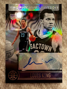 Louis King 2020 2021 Panini Illusions Trophy Collection Signatures Autographed Card #TC-LKI