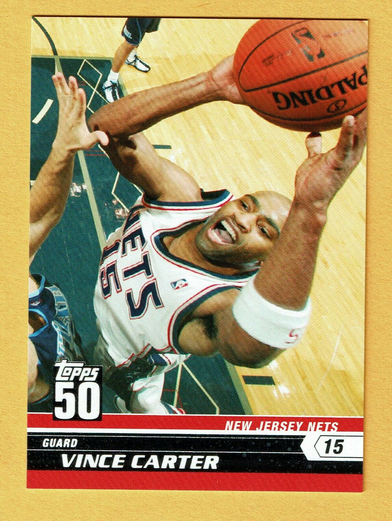 Vince Carter 2007 2008 Topps 50th Anniversary Series Mint Card #37