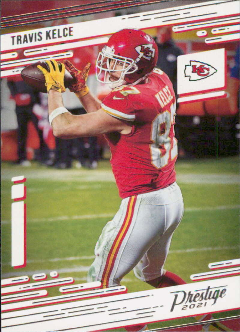 Travis Kelce 2021 Panini Prestige Series Mint Card #90