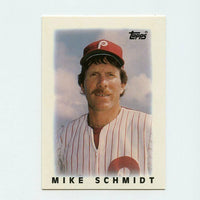 Mike Schmidt 1986 Topps Mini Series Card #55