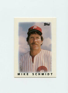 Mike Schmidt 1986 Topps Mini Series Card #55