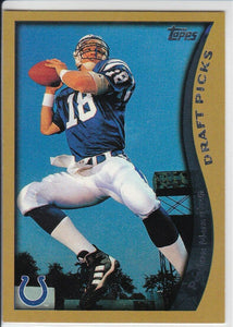 Peyton Manning 2010 Topps 1998 Rookie Reprint Series Mint Card #360
