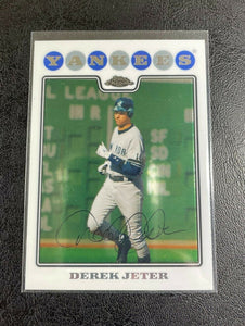Derek Jeter 2008 Topps Chrome Series Mint Card  #121