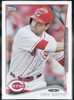 Joey Votto Game Worn Jersey Baseball Card