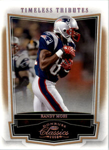 Randy Moss 2008 Donruss Classics Timeless Tributes Bronze Series Mint Card #59. Only 250 Made!