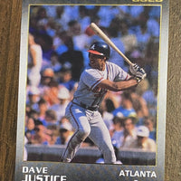Dave Justice 1991 Star Company GOLD PROMO Mint Card. ONLY 300 MADE!