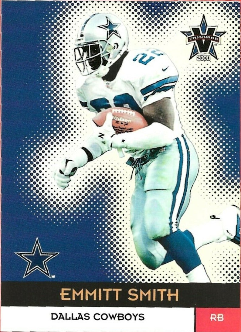 Emmitt Smith 2000 Pacific Vanguard  Series Mint Card #82