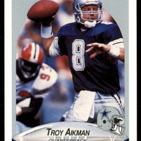 Troy Aikman 1990 Fleer Series Mint Card #384
