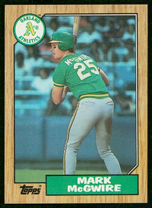 Mark McGwire 1987 Topps Series Mint ROOKIE Card #366
