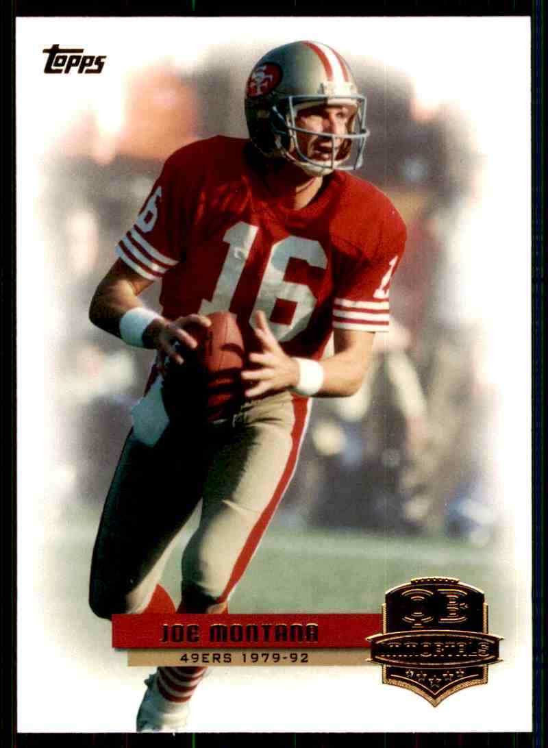 Joe Montana 2012 Topps Quarterback Immortals Series Mint Card #QI-JM