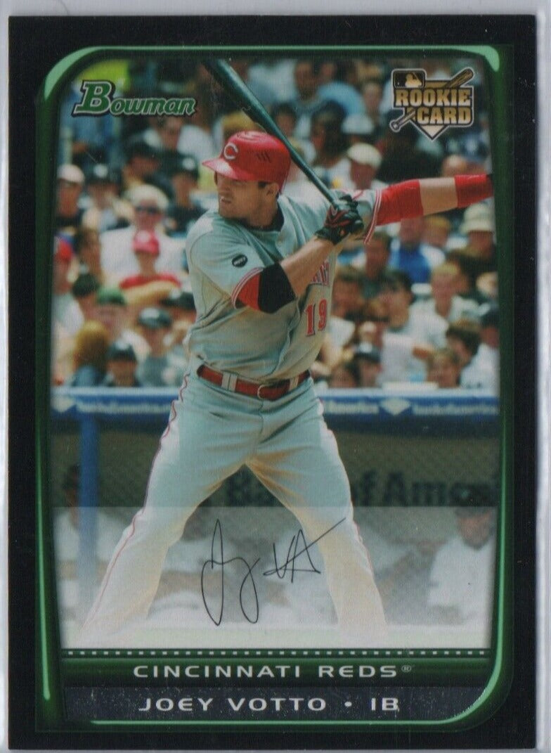 Official 2008 Topps Baseball Rookie Card Joey Votto Cincinnati