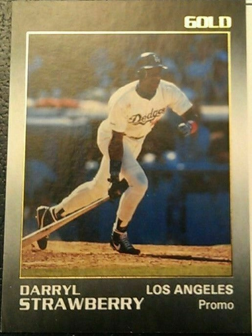 Darryl Strawberry 1991 Star Company GOLD PROMO Mint Card. ONLY 300 MADE!