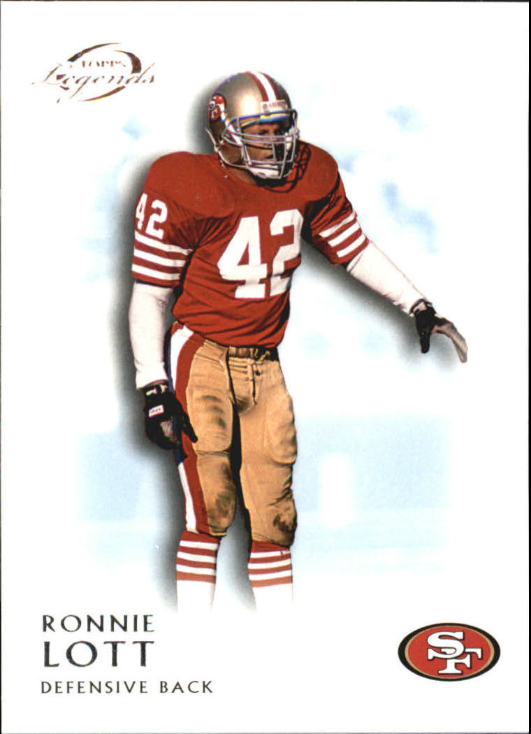 Ronnie Lott 2011 Topps Legends BLUE Parallel Series Mint Card #72