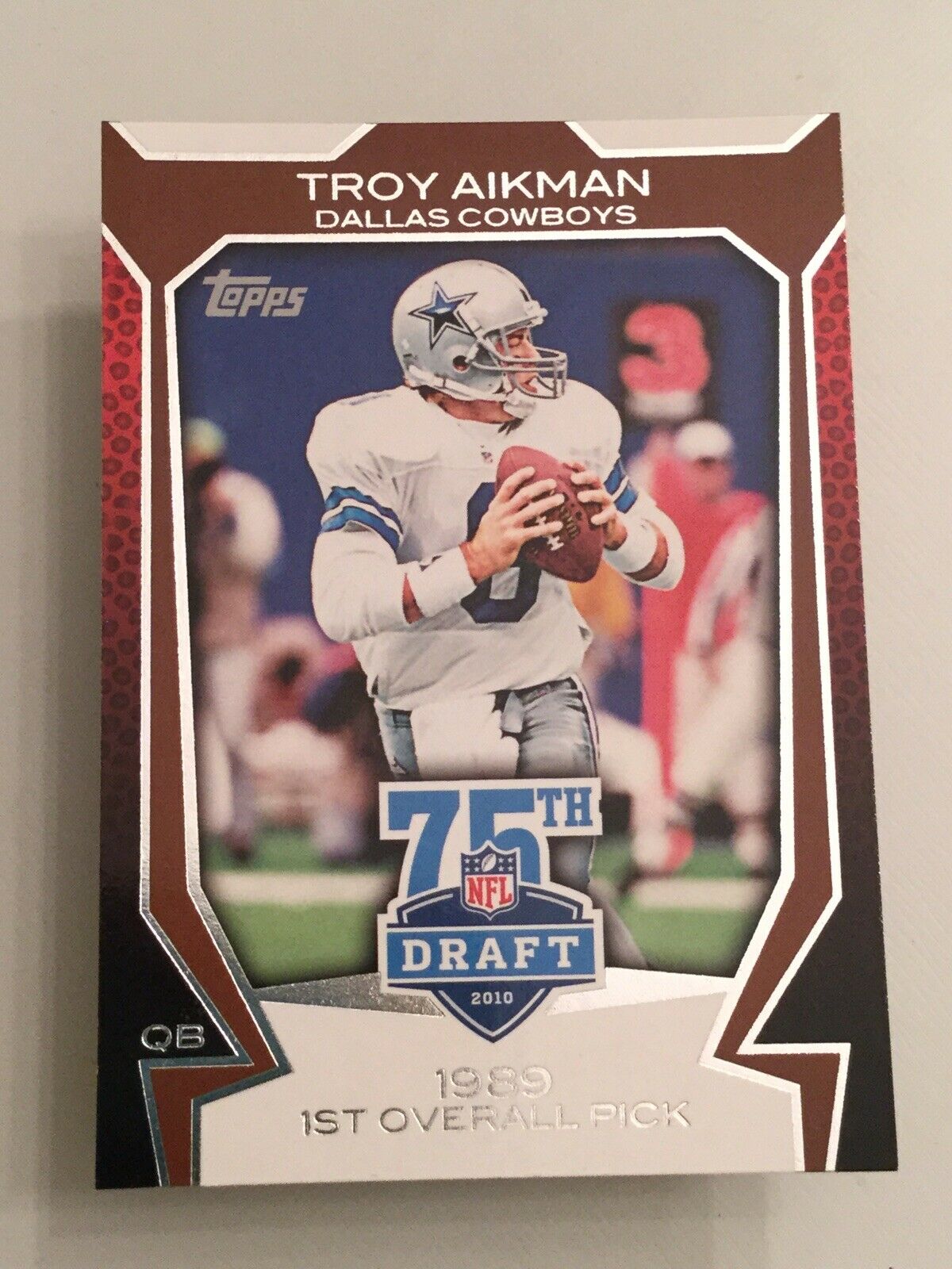 troy aikman 75th anniversary jersey