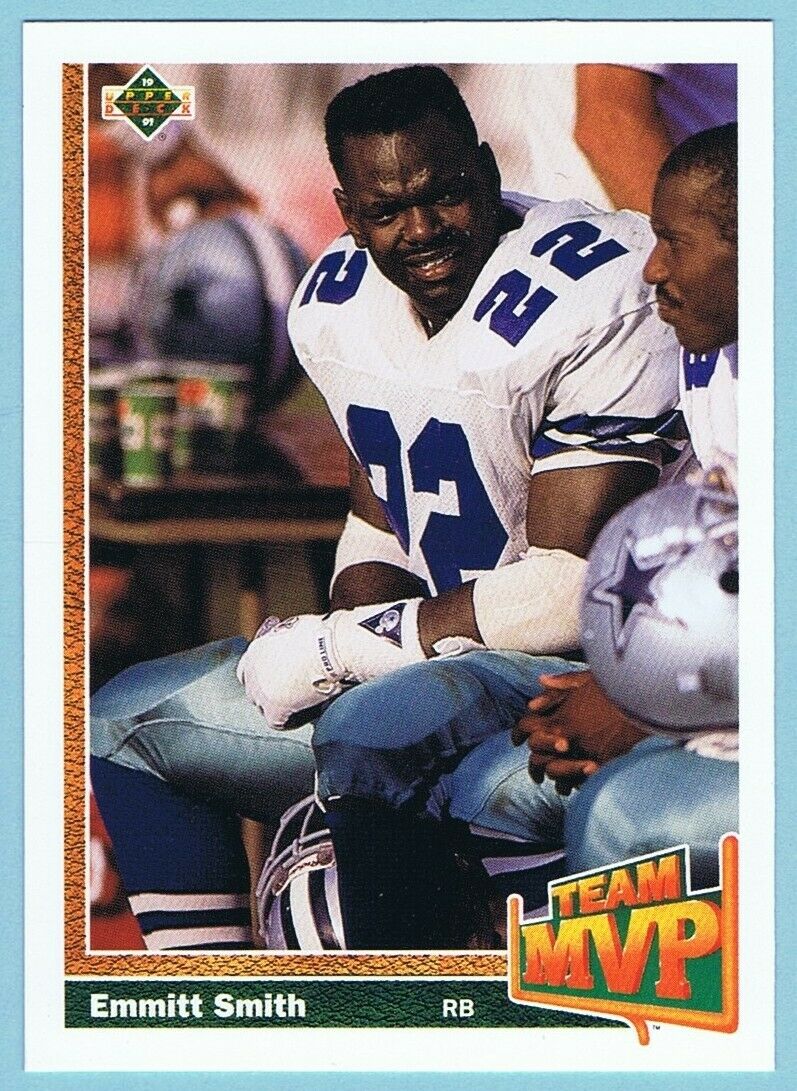 Emmitt Smith 1991 Upper Deck Series Mint Card #456